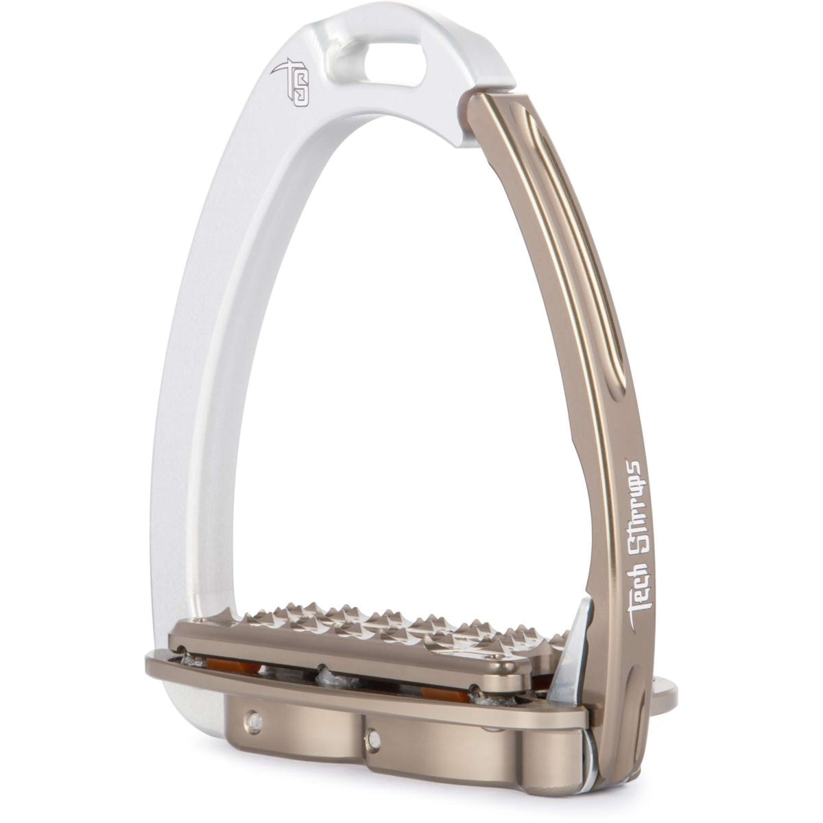Tech Stirrups Steigbügel Venice Plus EVO Silber/Braun