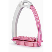 Tech Stirrups Steigbügel Venice Plus EVO Silber/Rosa