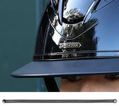 Lami-Cell Kappenriemen Leer Schwarz