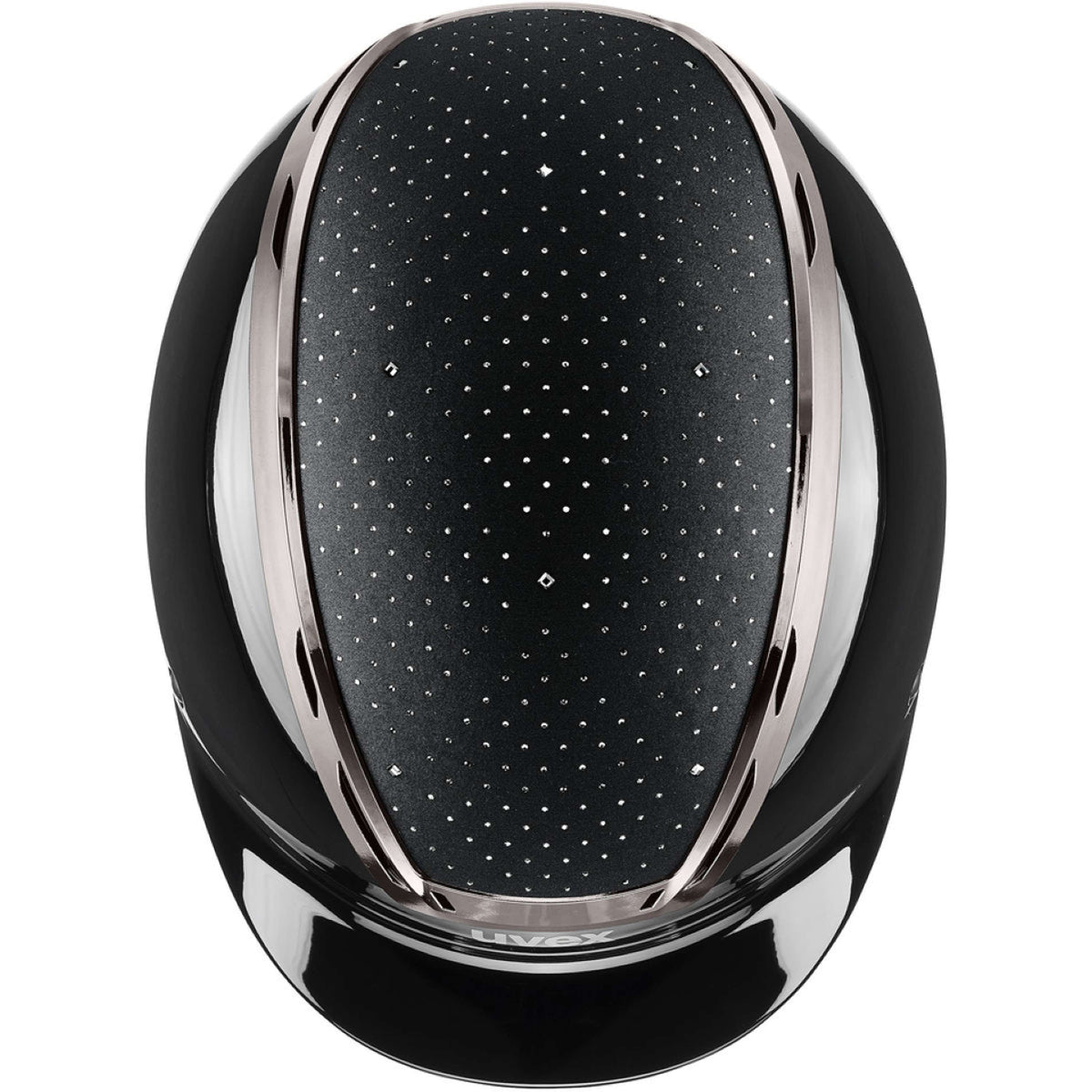 Uvex Reithelm Exxeed Glow Schwarz/Schwarz