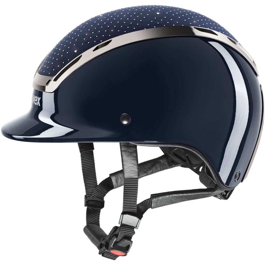 Uvex Reithelm Exxeed Glow Navy/Schwarz