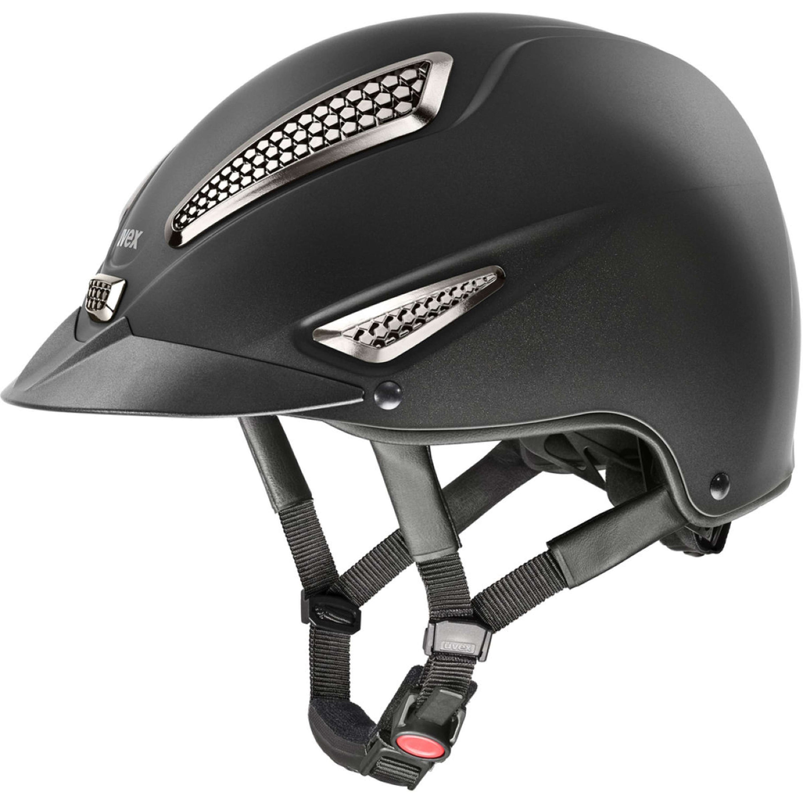Uvex Reithelm Perfexxion III Chrome Schwarz Uvex Reithelm Perfexxion III Chrome Schwarz