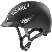 Uvex Reithelm Perfexxion III Chrome Schwarz