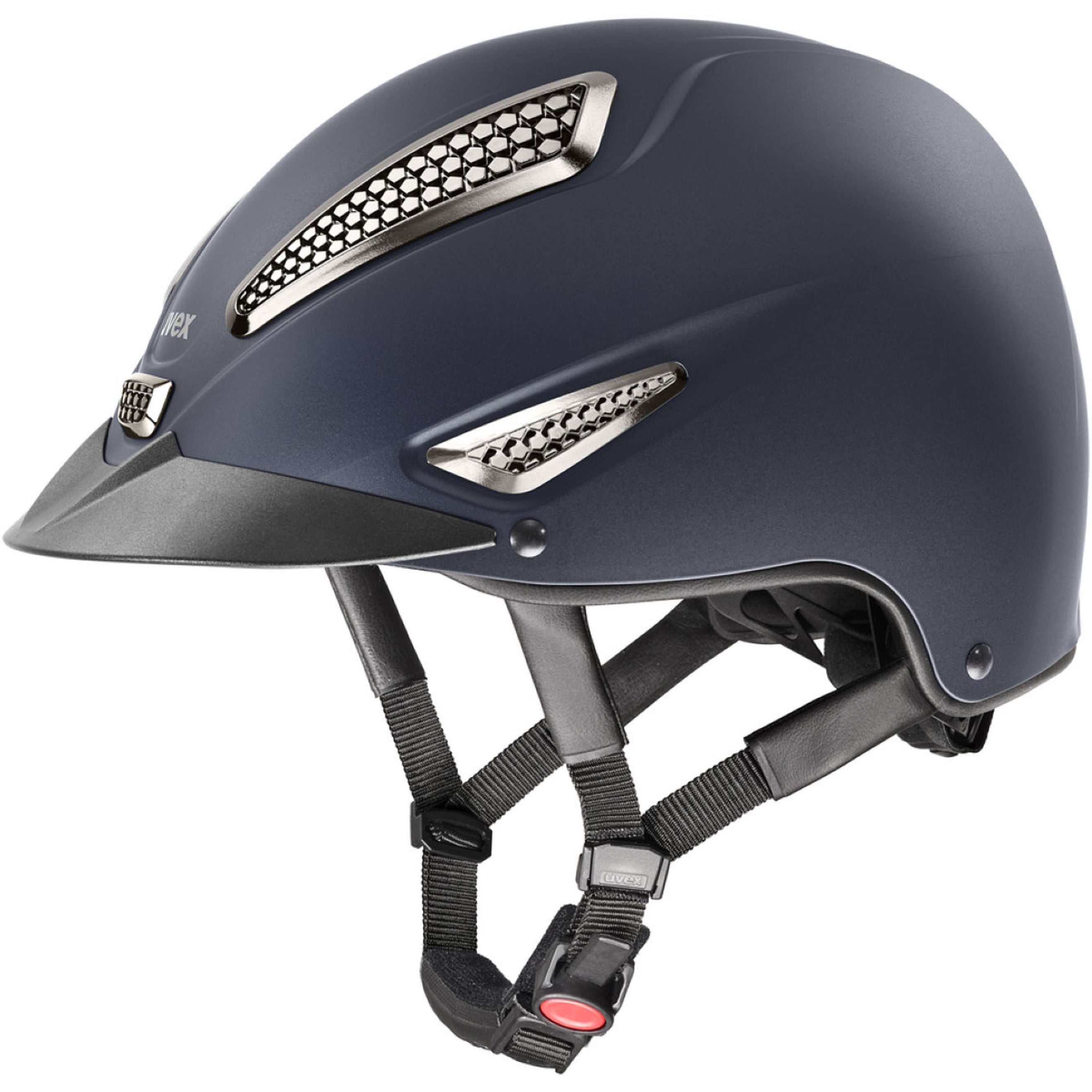 Uvex Reithelm Perfexxion III Chrome Navy Uvex Reithelm Perfexxion III Chrome Navy
