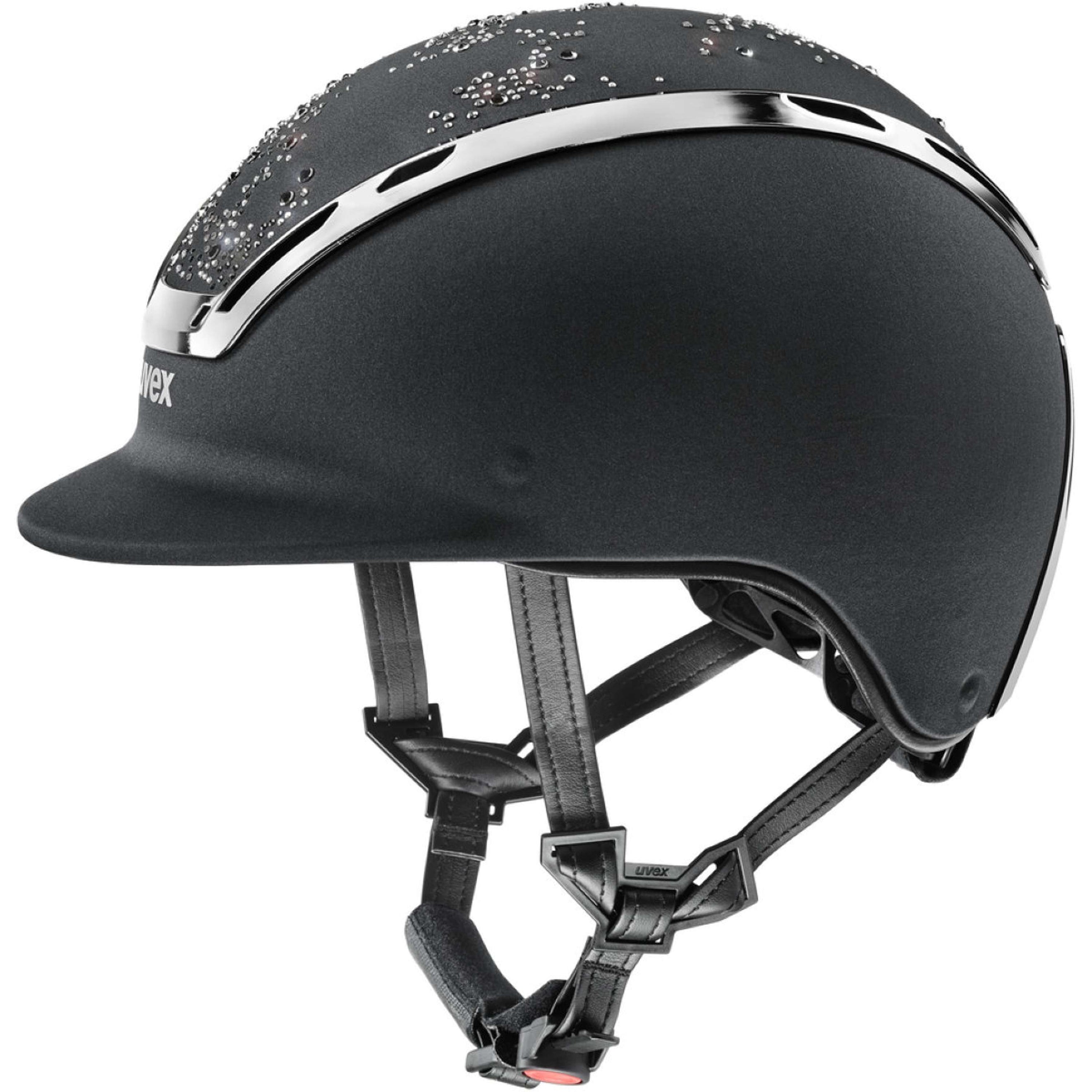 Uvex Reithelm Exxeed Diamond Schwarz