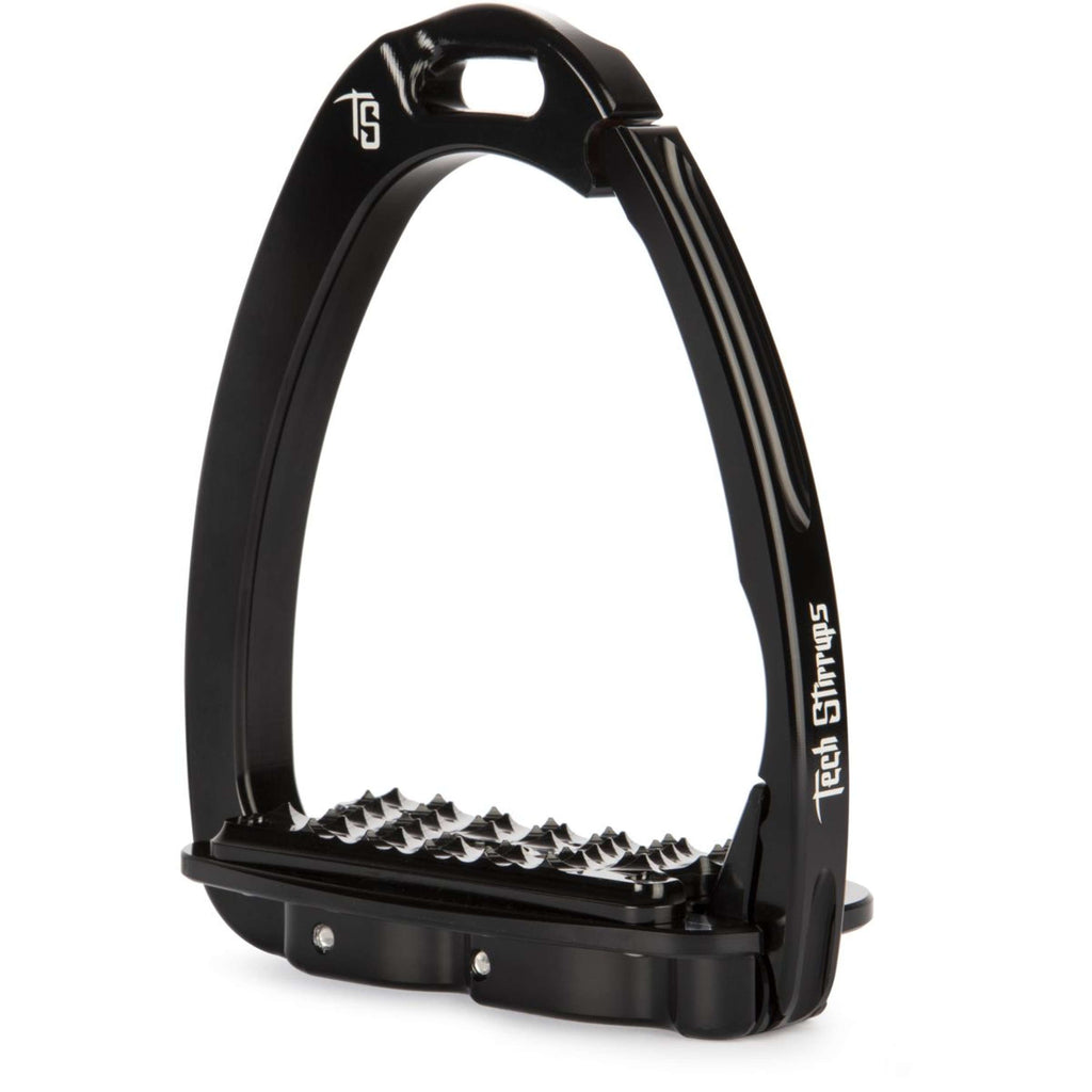 Tech Stirrups Steigbügel Venice Sloped EVO Schwarz/Schwarz