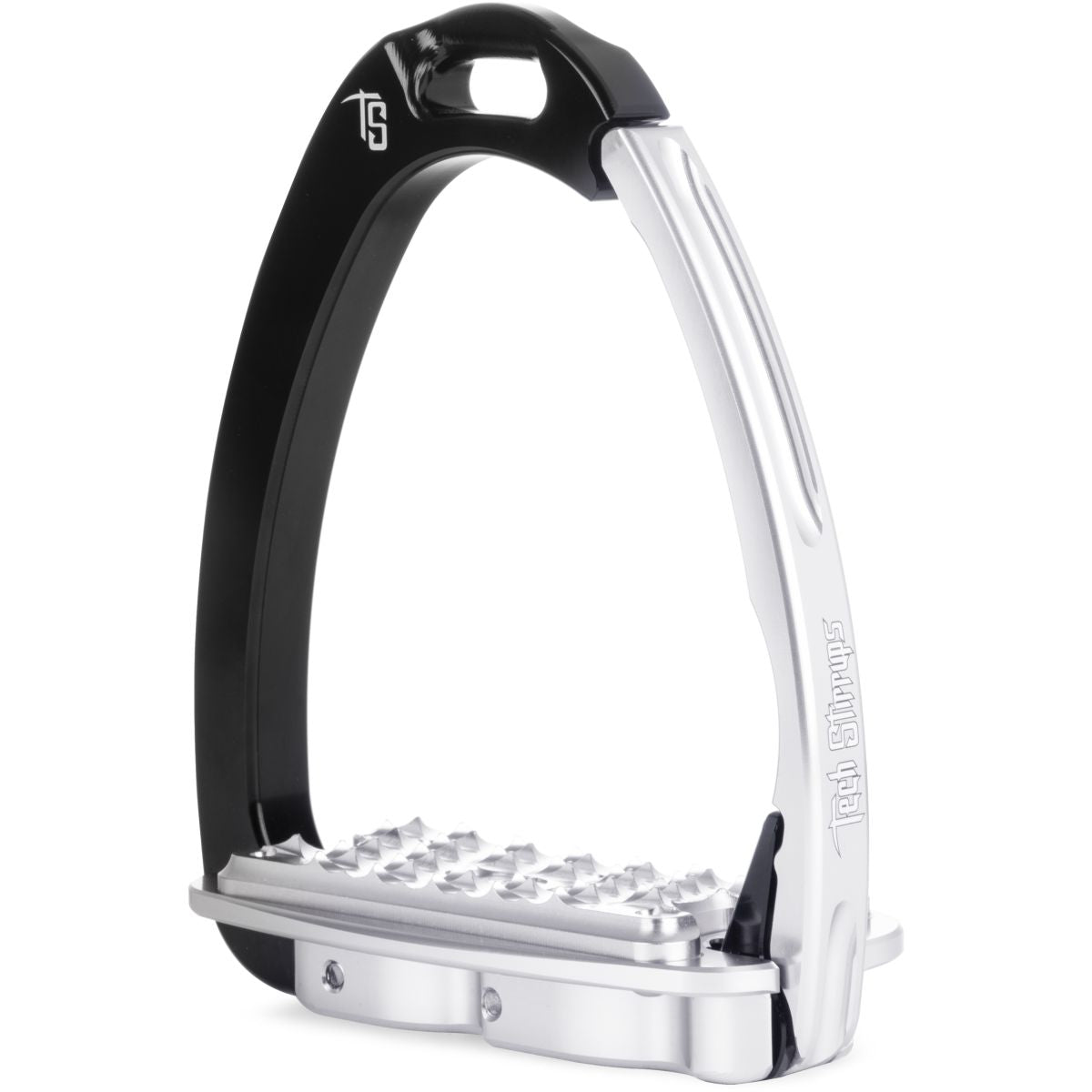 Tech Stirrups Steigbügel Venice Sloped EVO Schwarz/Silber