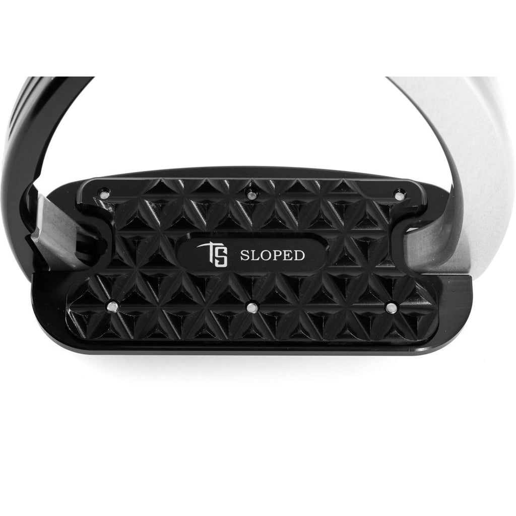 Tech Stirrups Steigbügel Venice Sloped EVO Silber/Braun