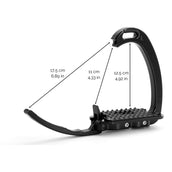 Tech Stirrups Steigbügel Venice Sloped Dressur Schwarz/Schwarz