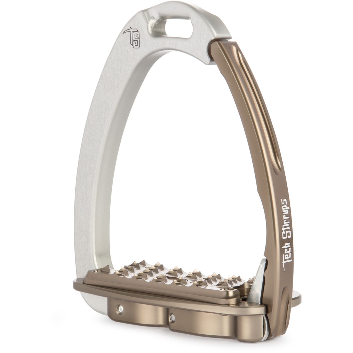 Tech Stirrups Steigbügel Venice EVO Classic Silber/Braun