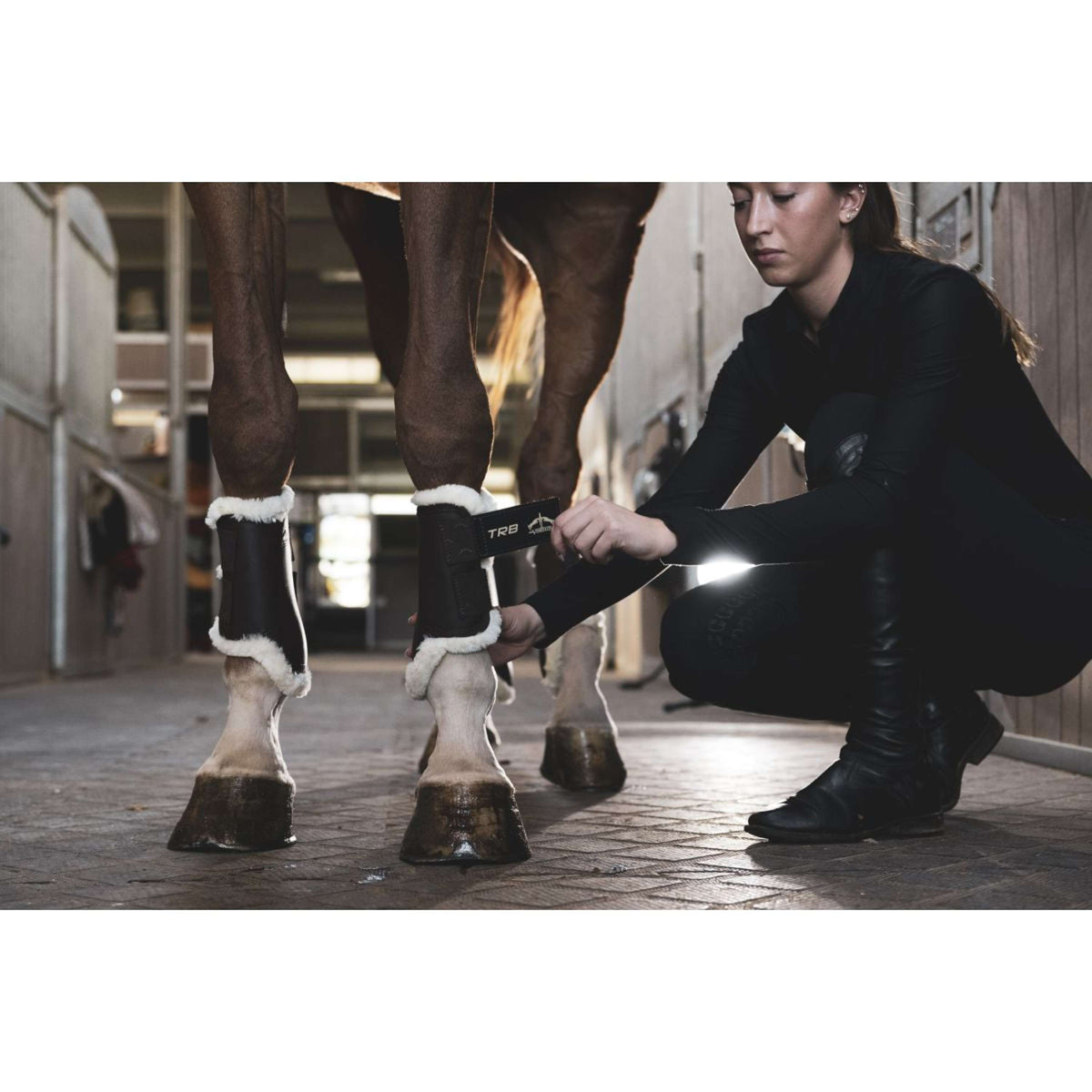 Veredus Gamaschen TRB Save the Sheep Rear Schwarz