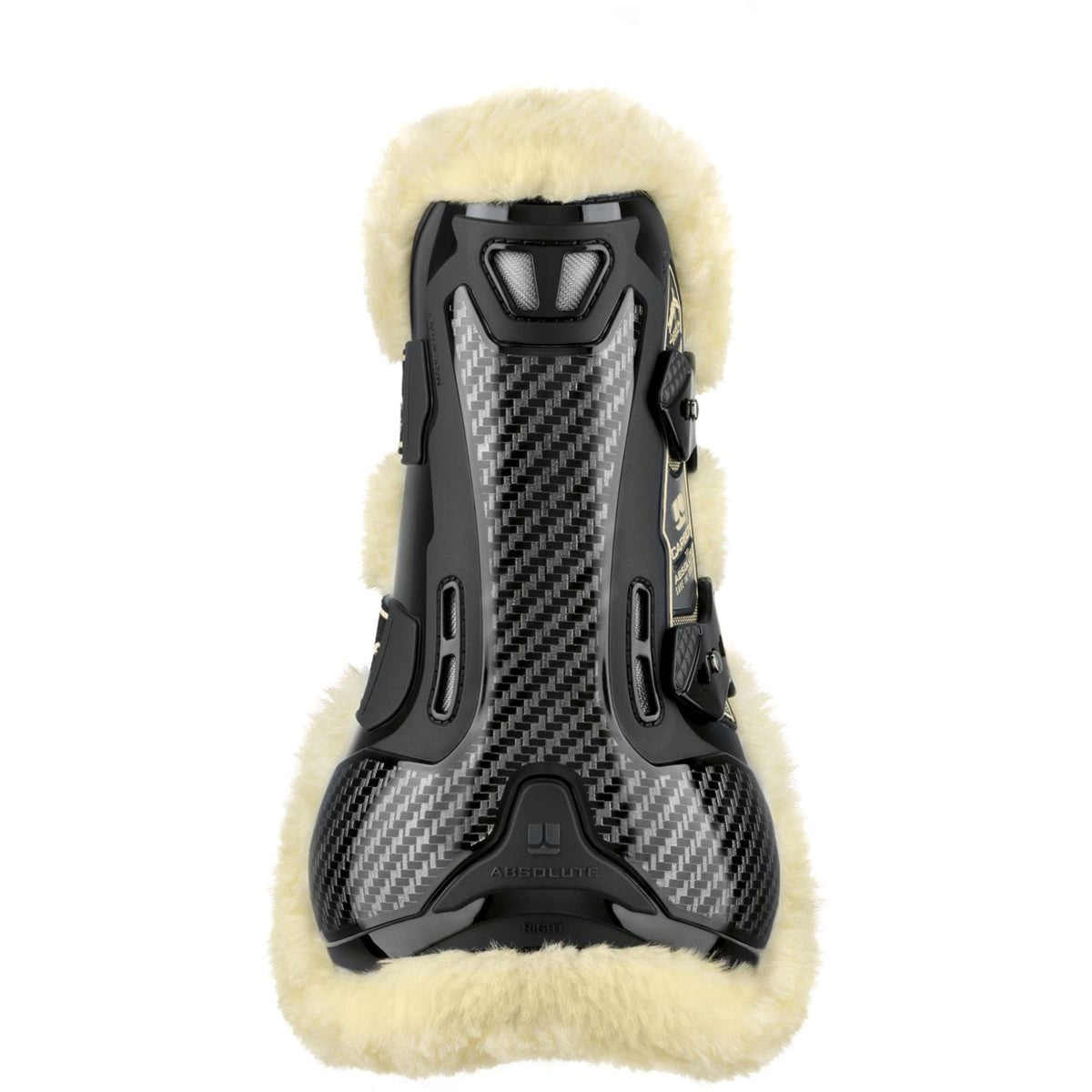 Veredus Sehnenschutz Carbon Gel Absolute Save the Sheep Front Schwarz