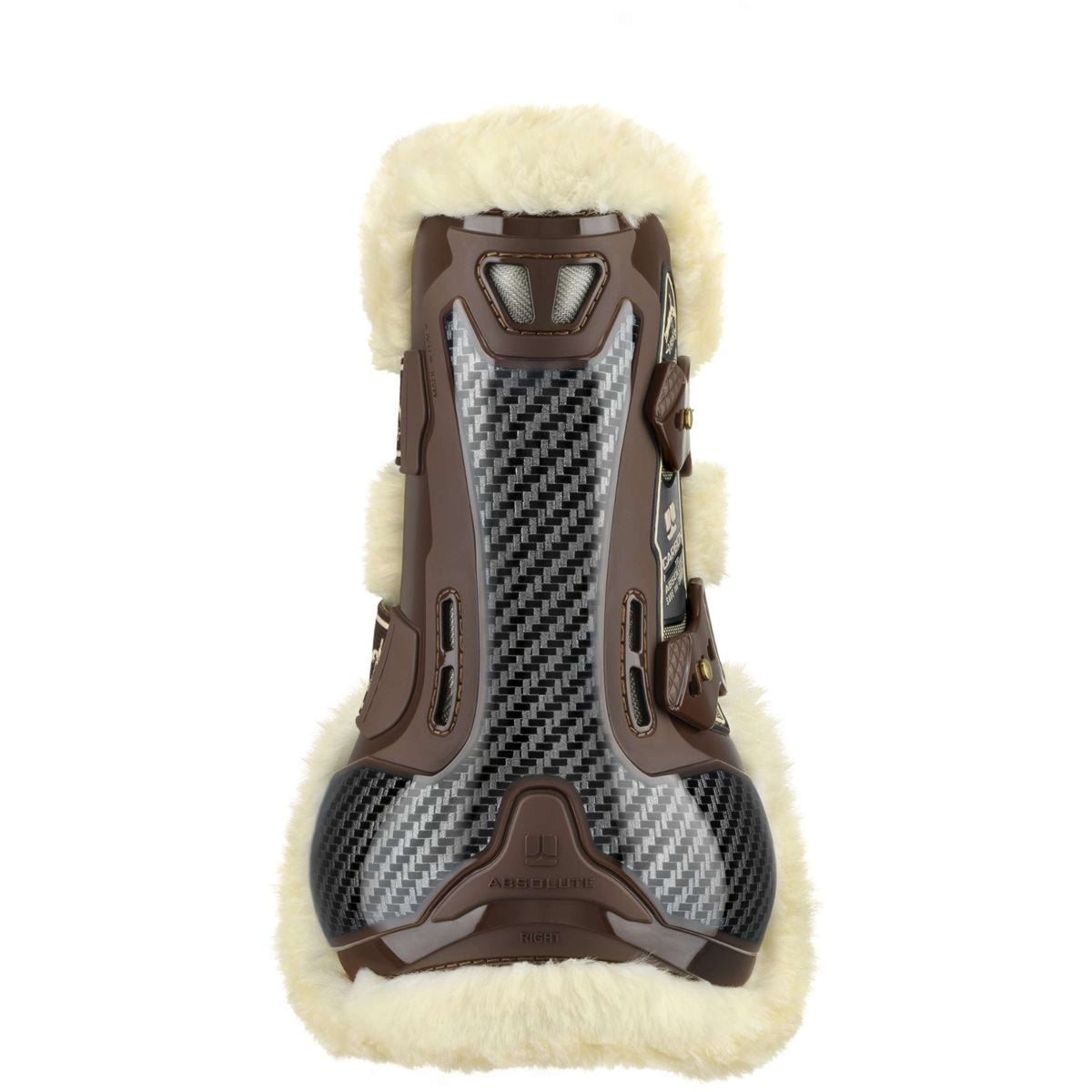 Veredus Sehnenschutz Carbon Gel Absolute Save the Sheep Front Braun