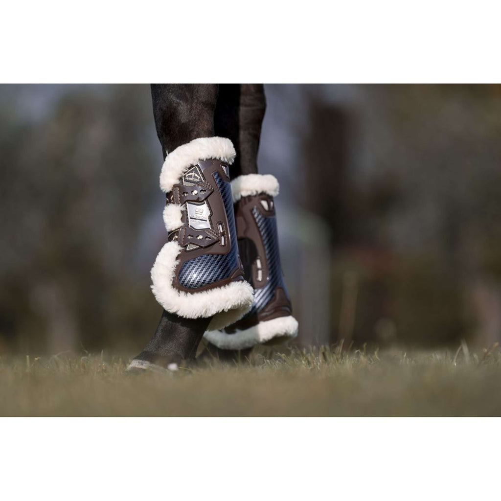 Veredus Sehnenschutz Carbon Gel Absolute Save the Sheep Front Braun
