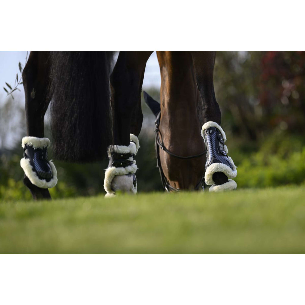Veredus Sehnenschutz Carbon Gel Absolute Save the Sheep Front Schwarz