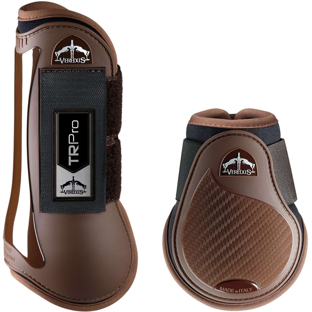 Veredus Sehnenschutz TR PRO Front Braun
