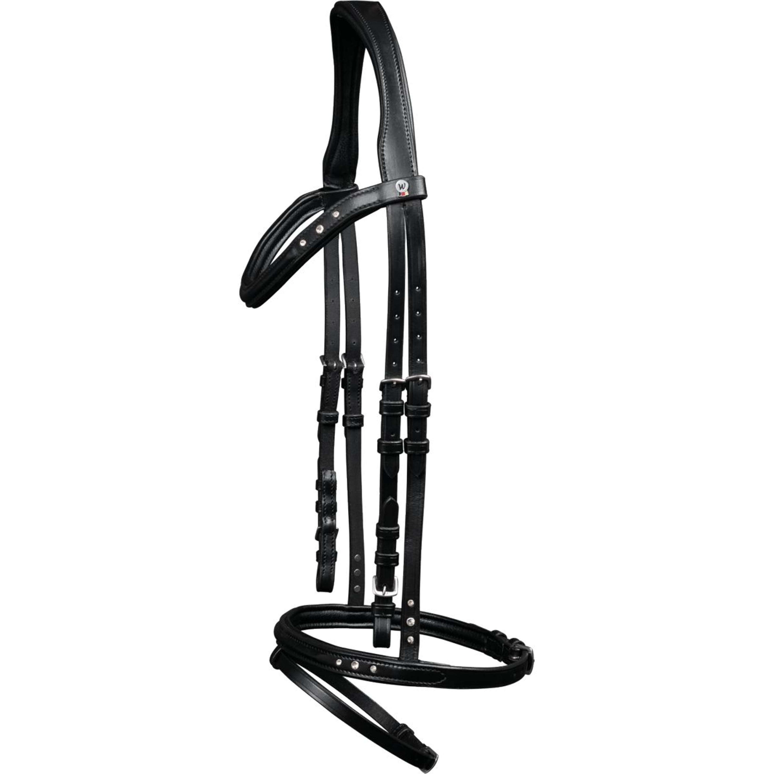 Waldhausen Trense Stone Schwarz/Silber Waldhausen Trense Stone Schwarz/Silber