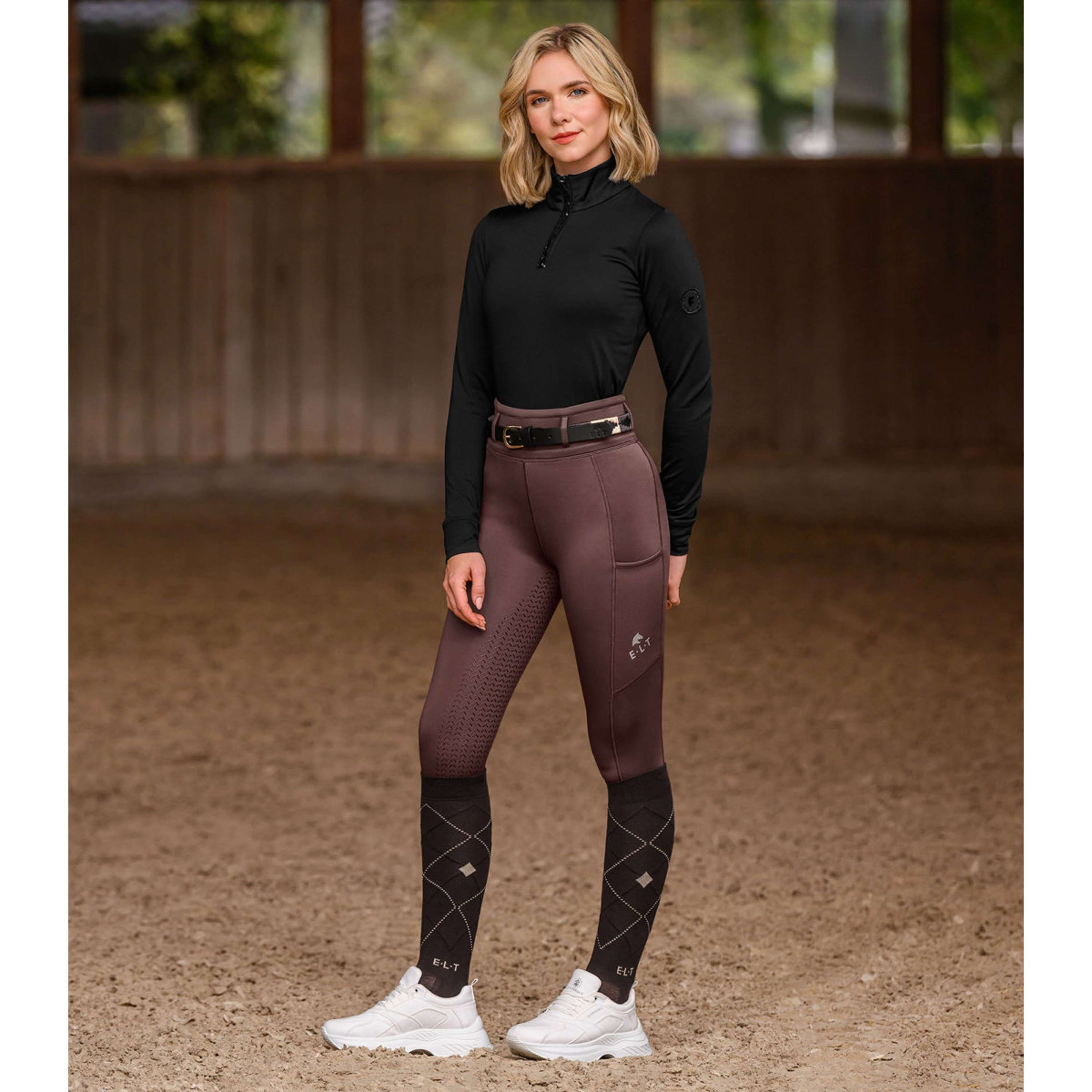 ELT Reitleggings Ella Mahogany