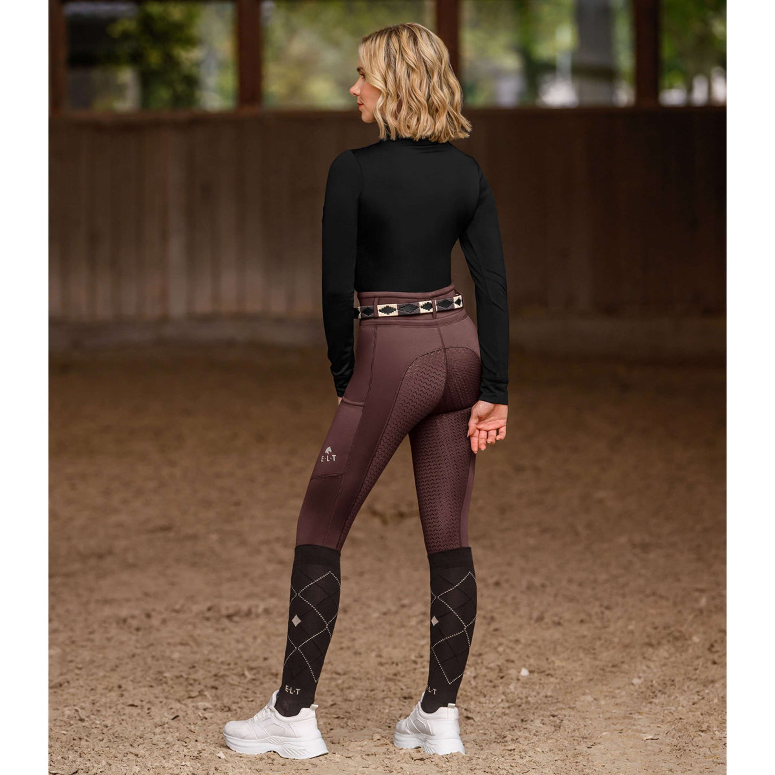 ELT Reitleggings Ella Mahogany