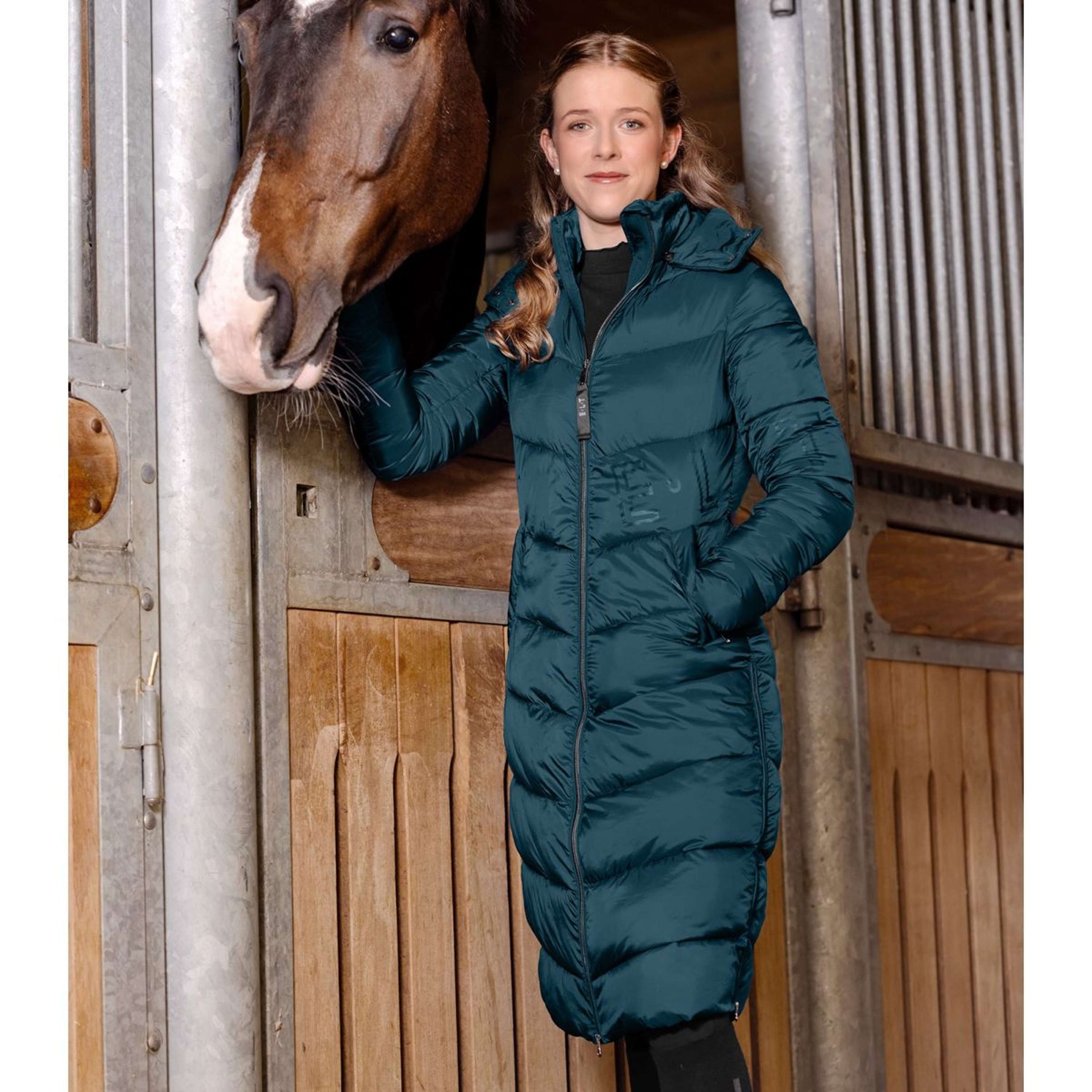 ELT Lange Jacke Oslo Petrol Blue ELT Lange Jacke Oslo Petrol Blue