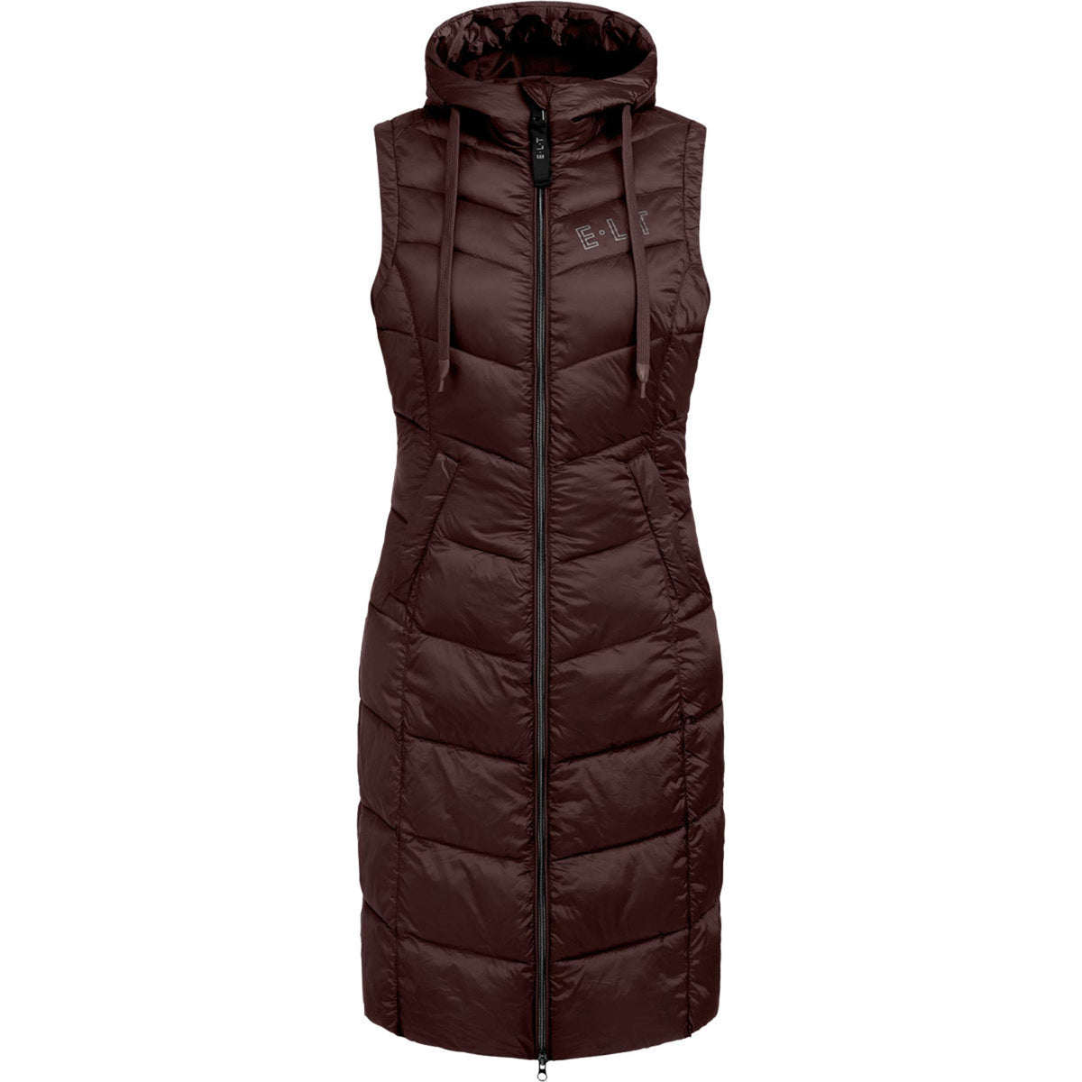 ELT Langer Bodywarmer Ostende Mahogany
