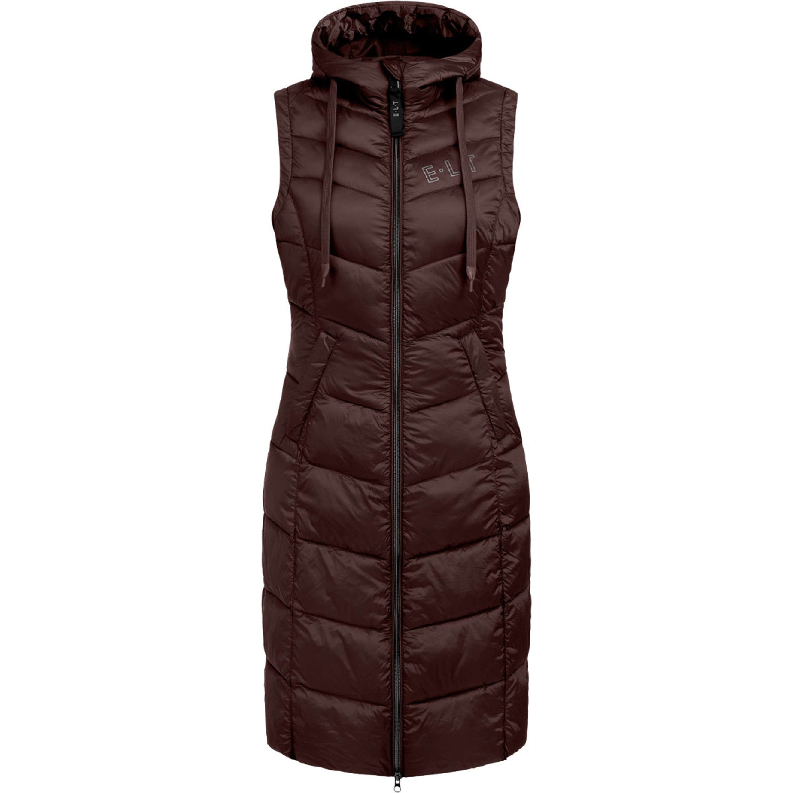 ELT Langer Bodywarmer Ostende Mahogany