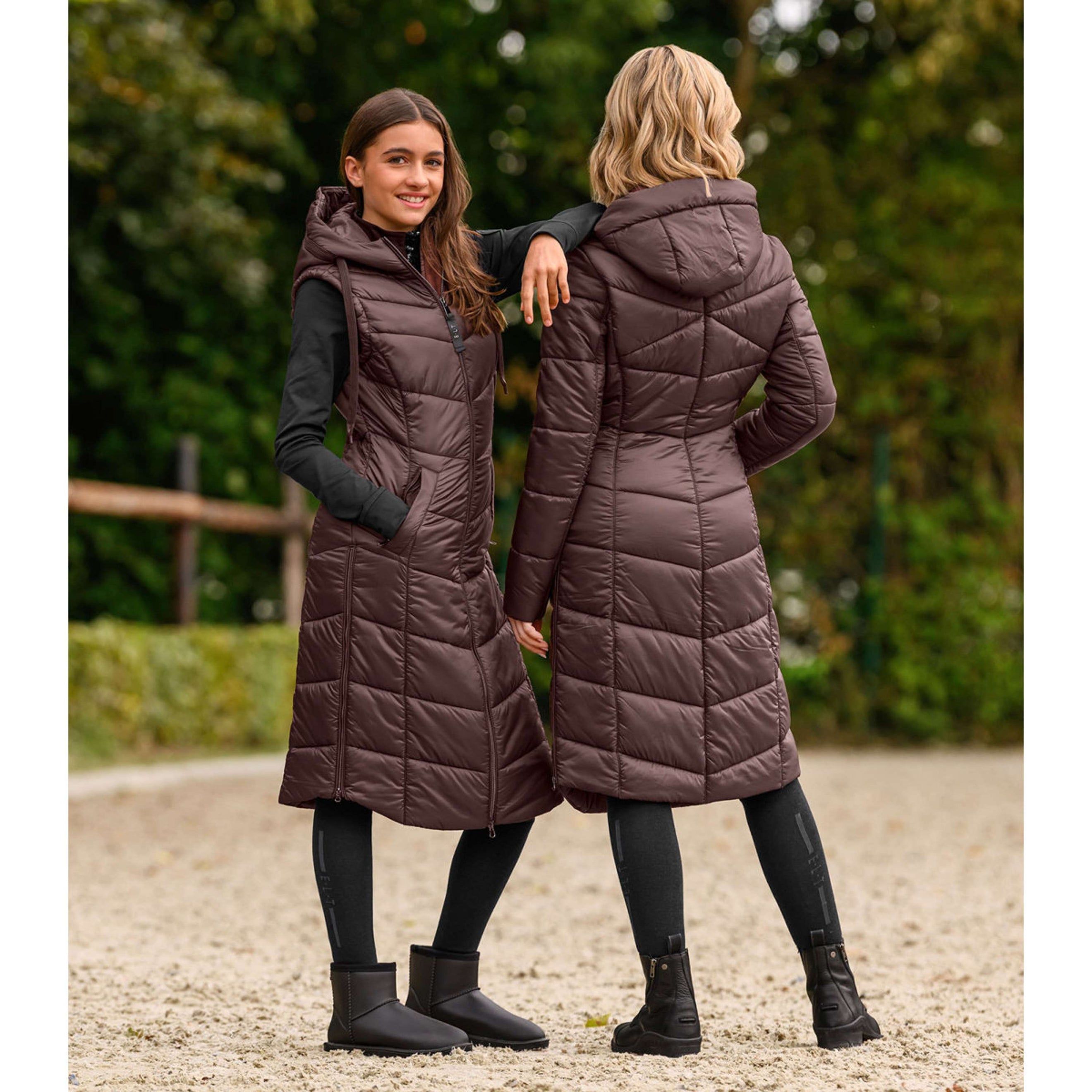 ELT Langer Bodywarmer Ostende Mahogany