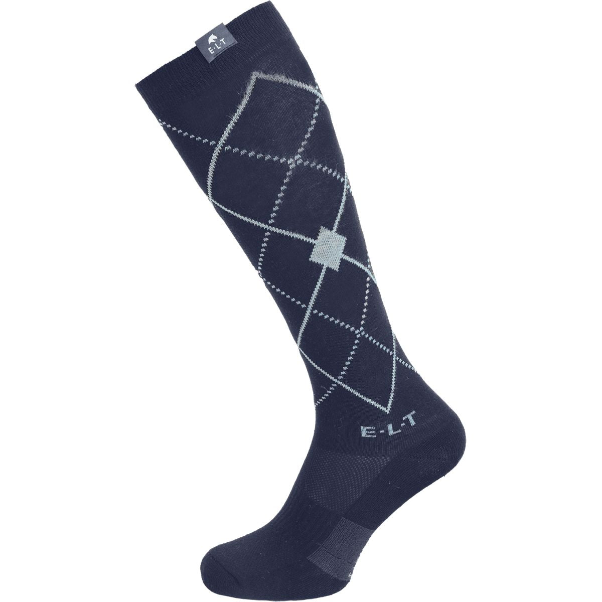 ELT Reitsocken Argyle Tiefblau