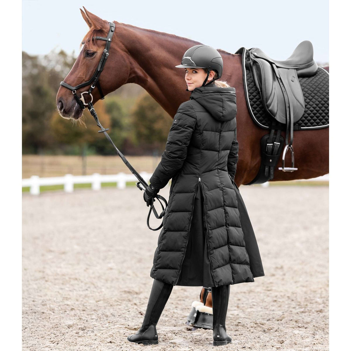 ELT Lange Jacke Saphira Advanced Riding Schwarz