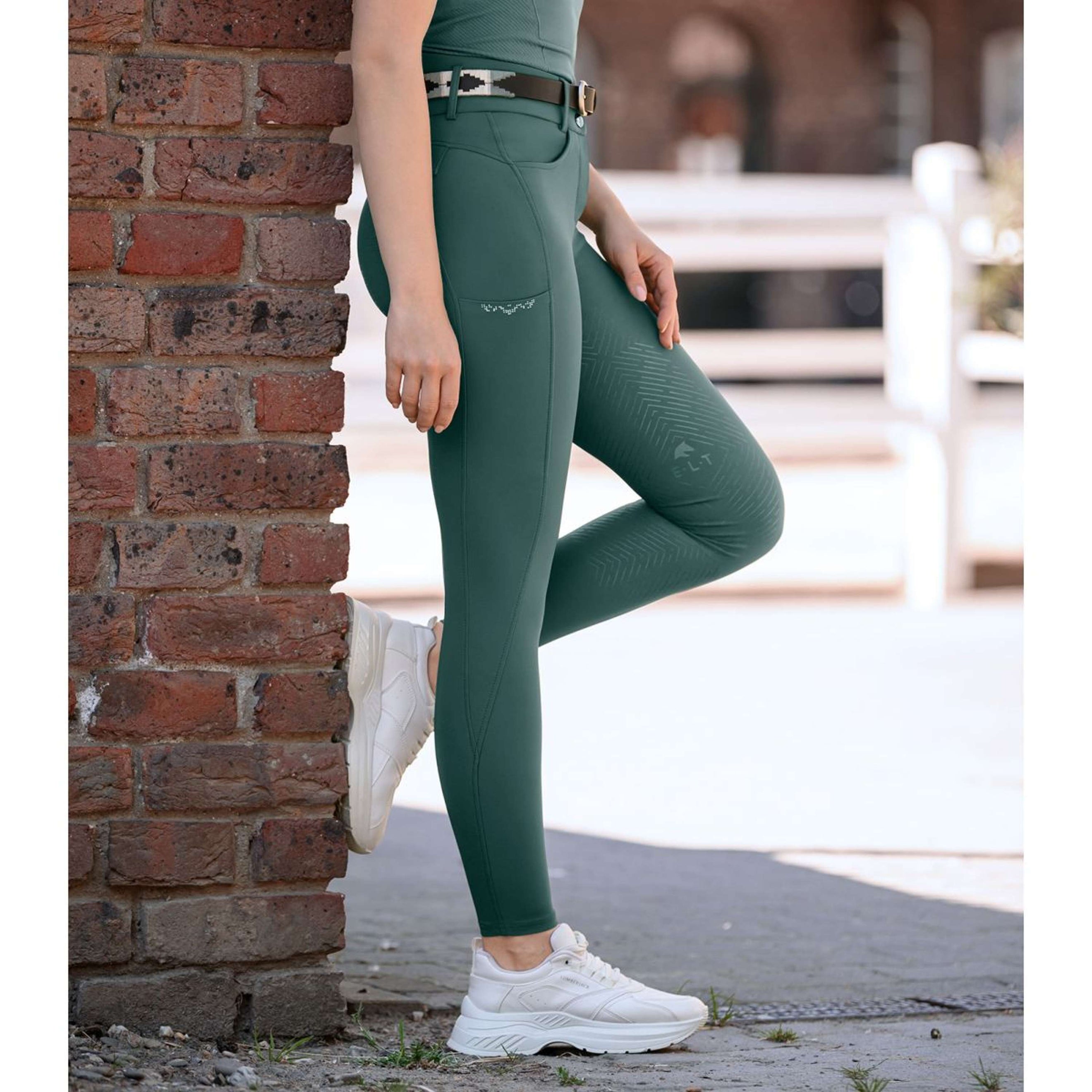 ELT Reithose Comfort Ride Glam Pine Green