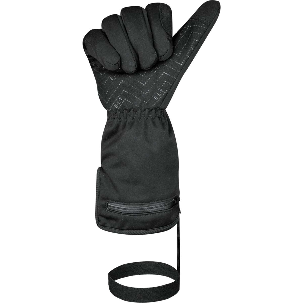 beheizte handschuhe reiten ELT Reithandschuhe Heated Comfort Schwarz