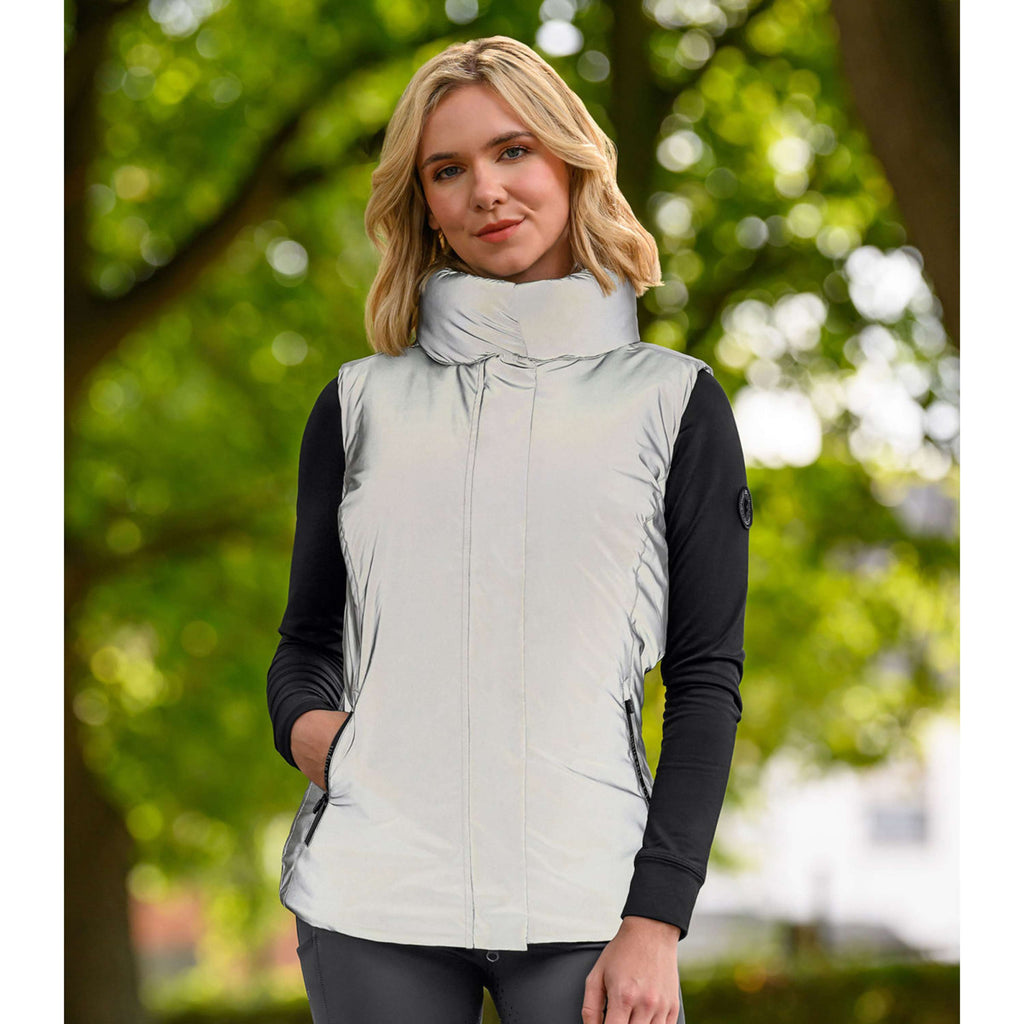 ELT Weste Reflective Silbergrau