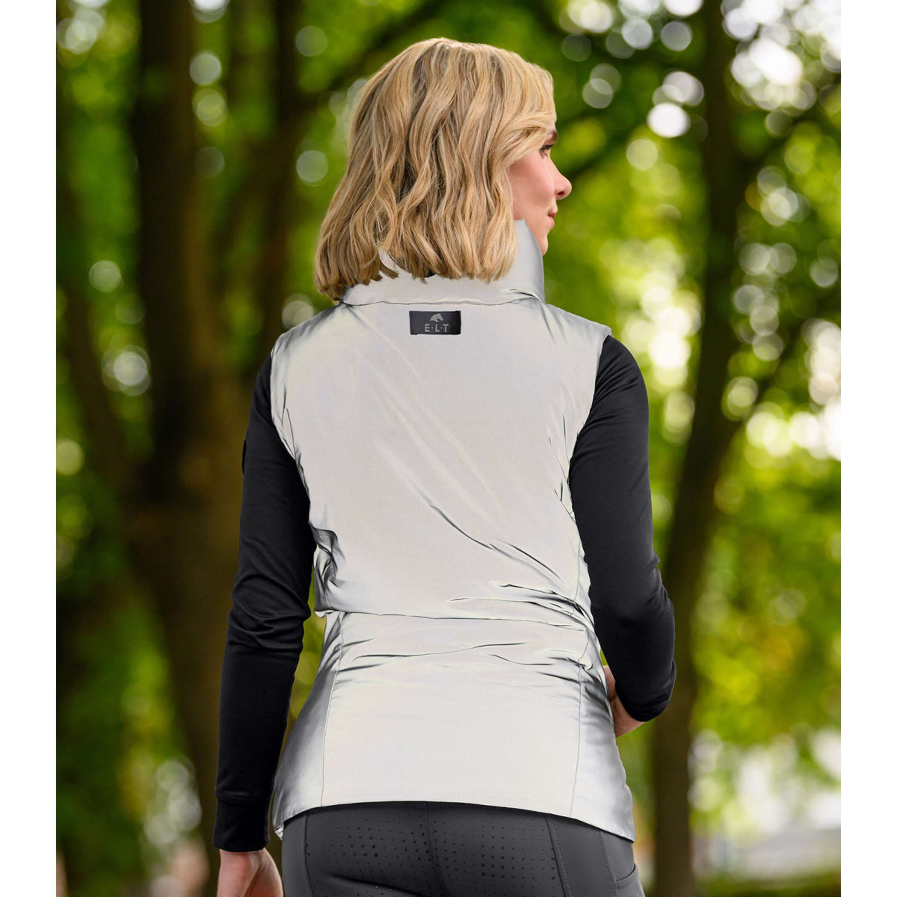 ELT Weste Reflective Silbergrau