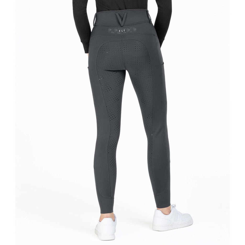 ELT Reithose Reflective Full Grip Asphalt