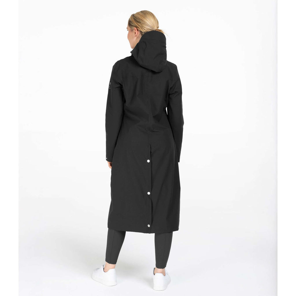 ELT Lange Regenjacke Performance Schwarz