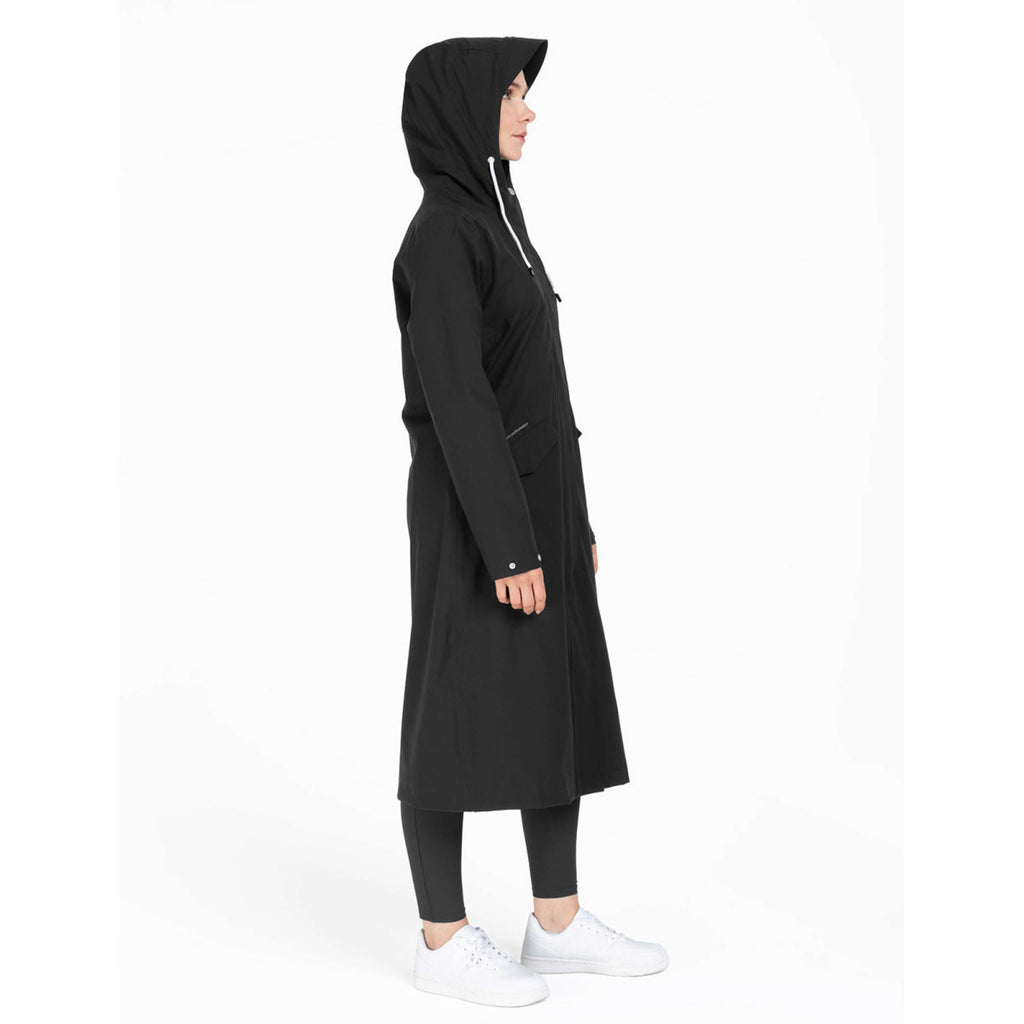 ELT Lange Regenjacke Performance Schwarz