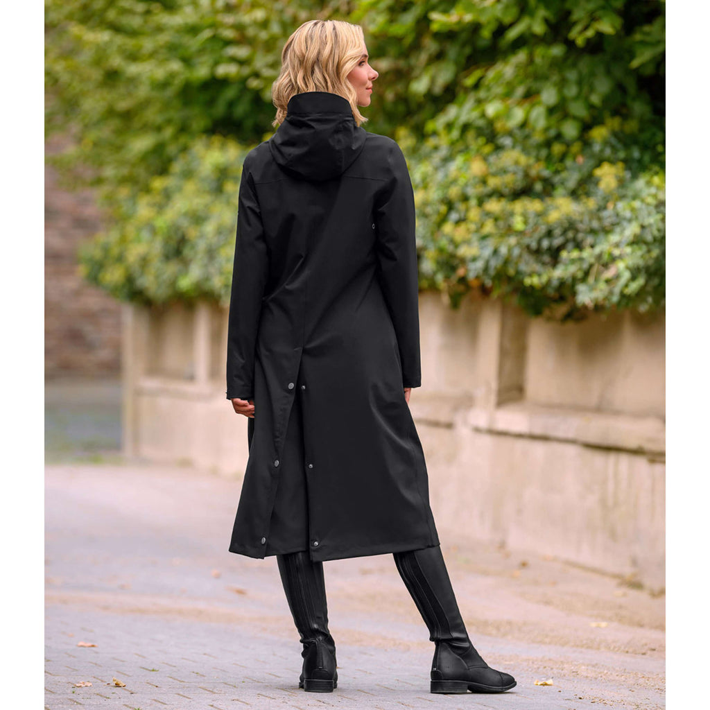 ELT Lange Regenjacke Performance Schwarz