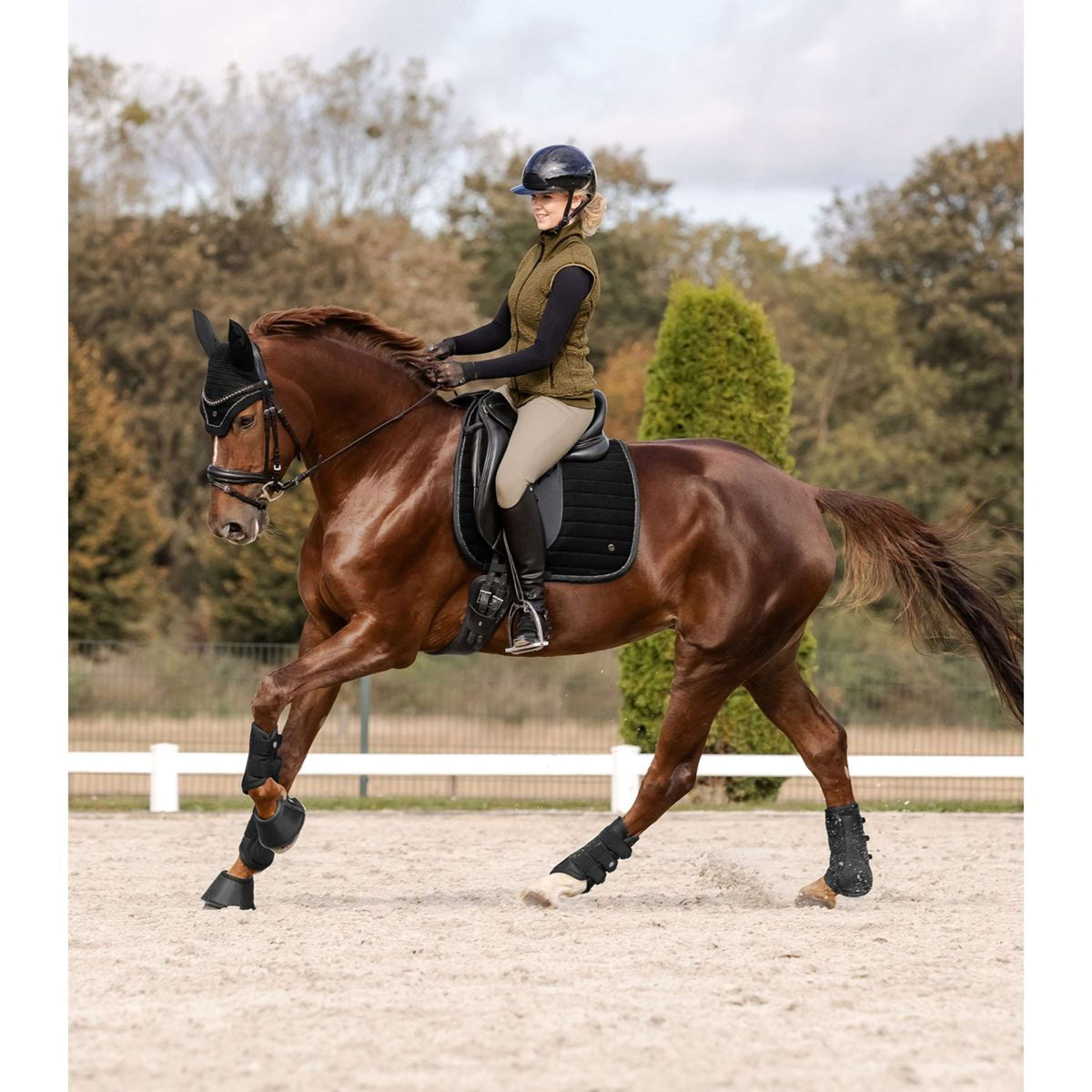 Waldhausen Gamaschen Comfort Fit Schwarz