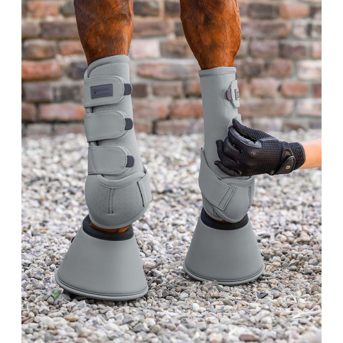 Waldhausen Hufglocken Performance Chrome Grey