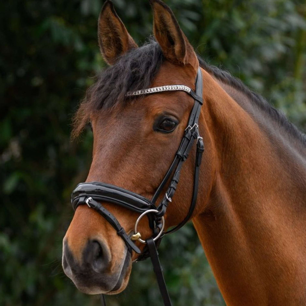 STAR Stirnriemen Glitzer Silber