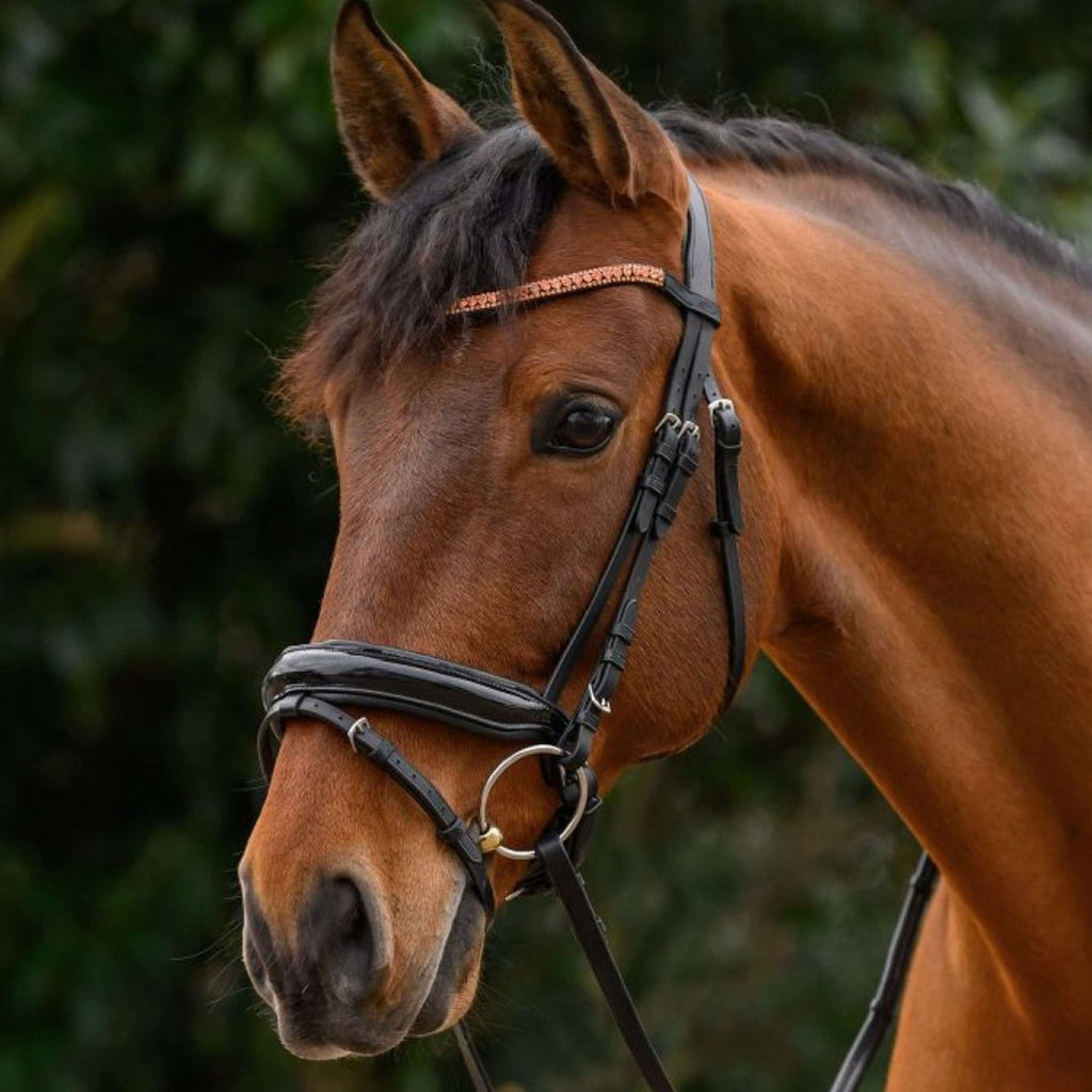 STAR Stirnriemen Glitzer Roségold