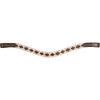 Waldhausen Stirnriemen X-Line Polo Braun/Rosa/Beige