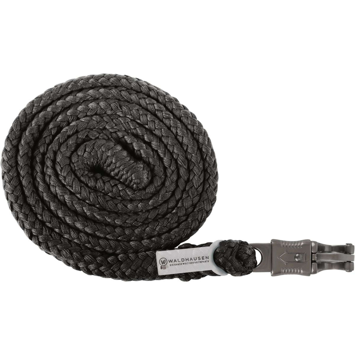 Waldhausen Lead Rope Plus mit Panikhaken Schwarz