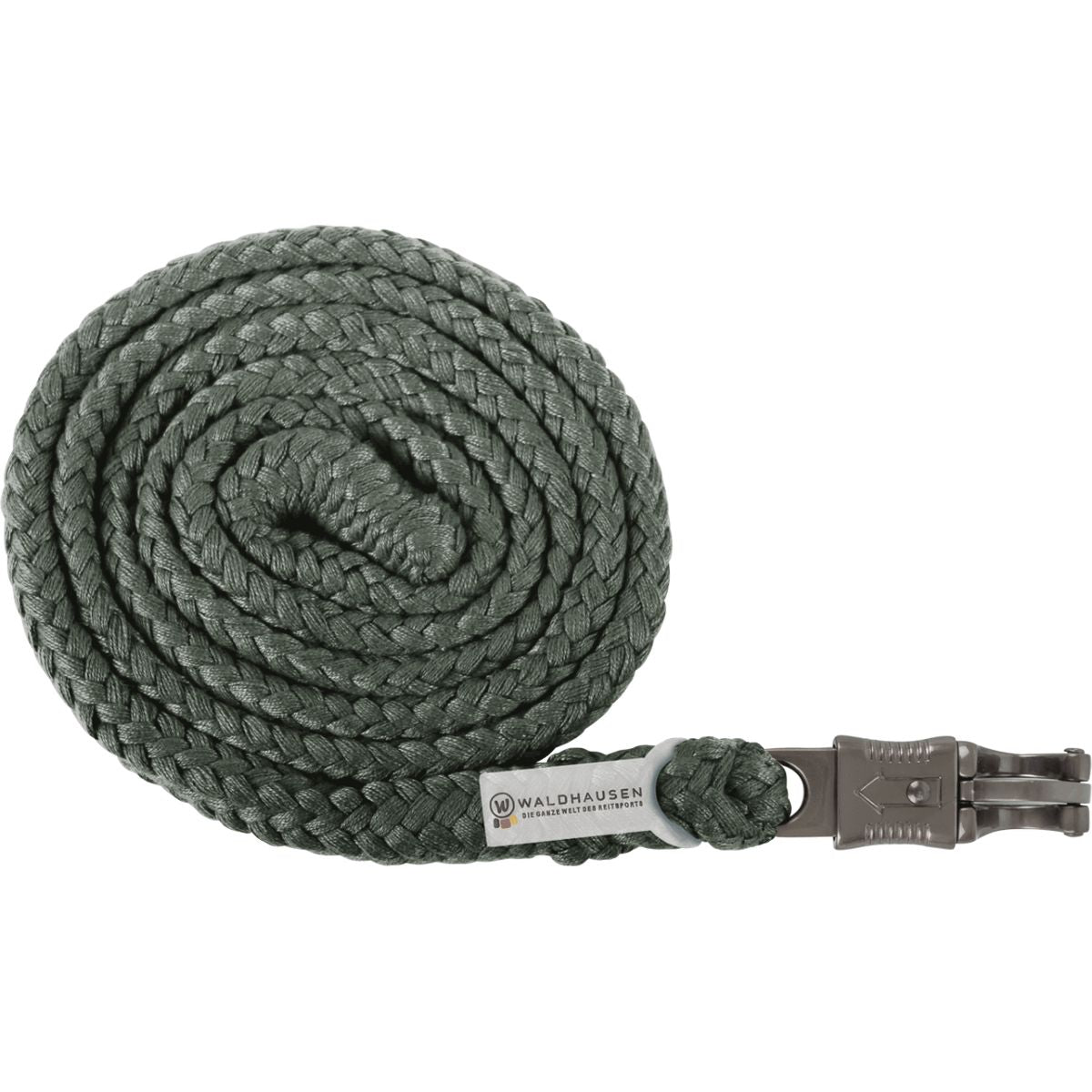 Waldhausen Lead Rope Plus mit Panikhaken Dunkelolive