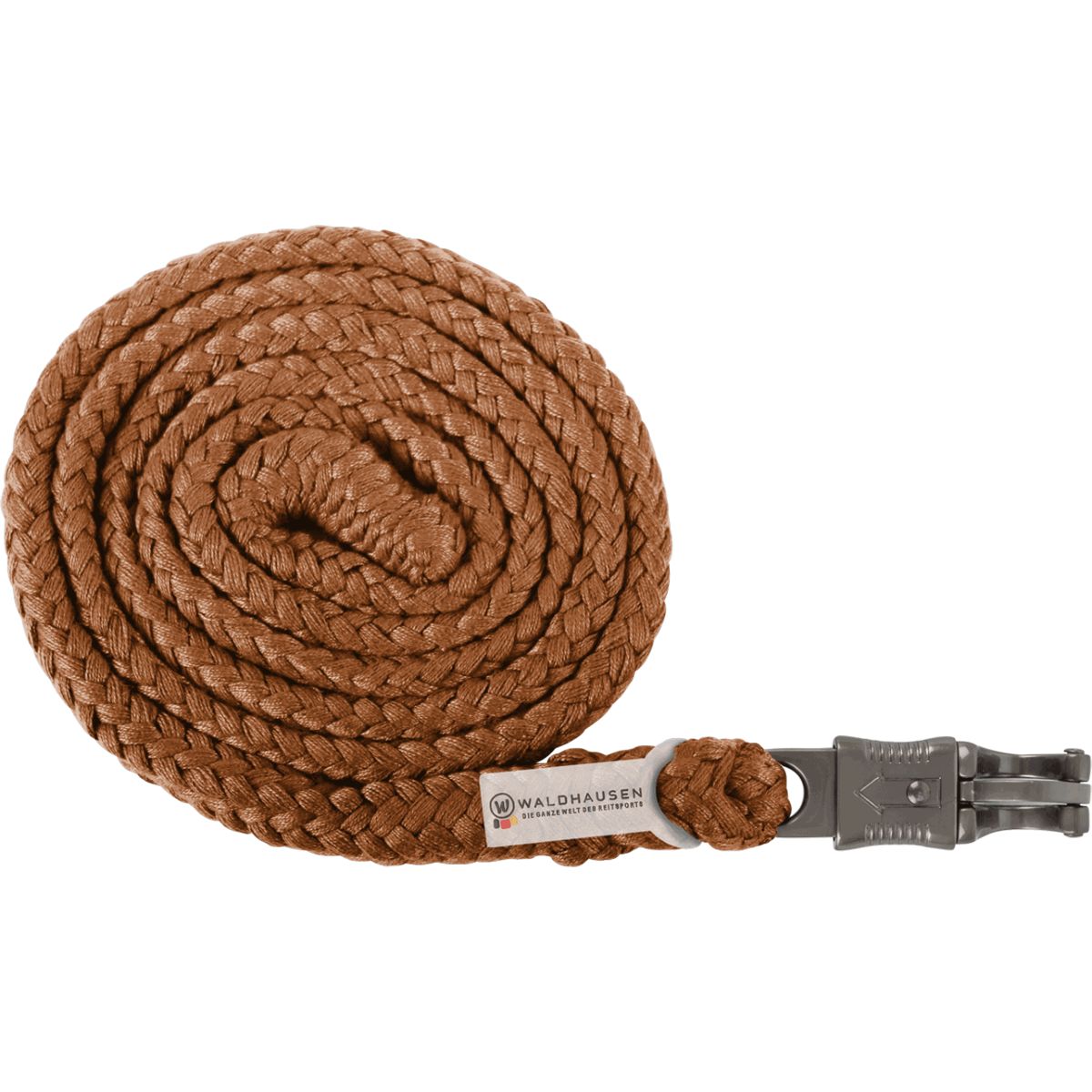 Waldhausen Lead Rope Plus mit Panikhaken Cinnamon