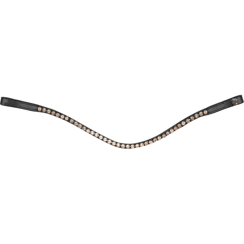 Waldhausen Stirnriemen X-Line Glam Schwarz Pfirsichfarben Waldhausen Stirnriemen X-Line Glam Schwarz Pfirsichfarben