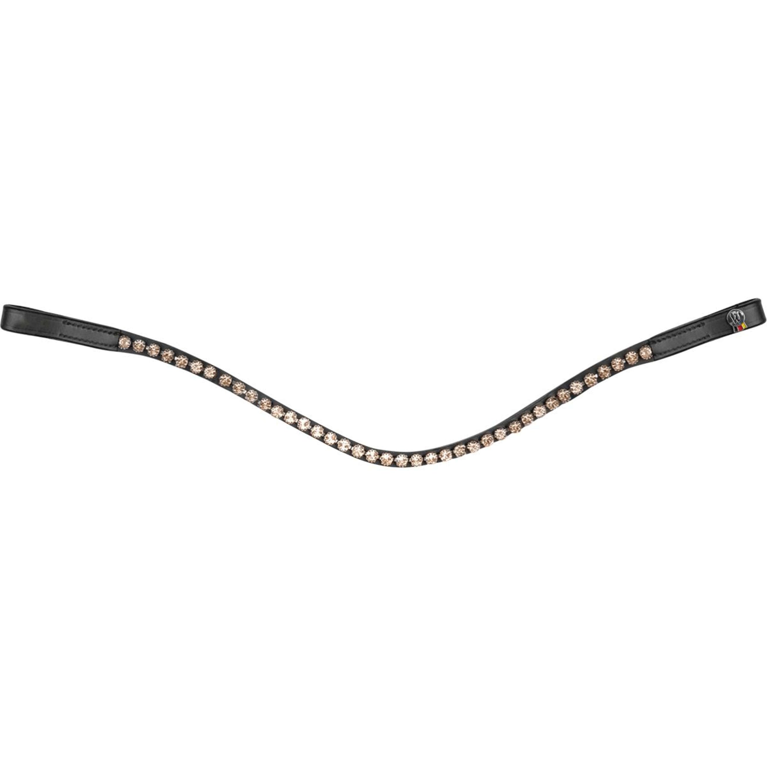 Waldhausen Stirnriemen X-Line Glam Schwarz Pfirsichfarben Waldhausen Stirnriemen X-Line Glam Schwarz Pfirsichfarben
