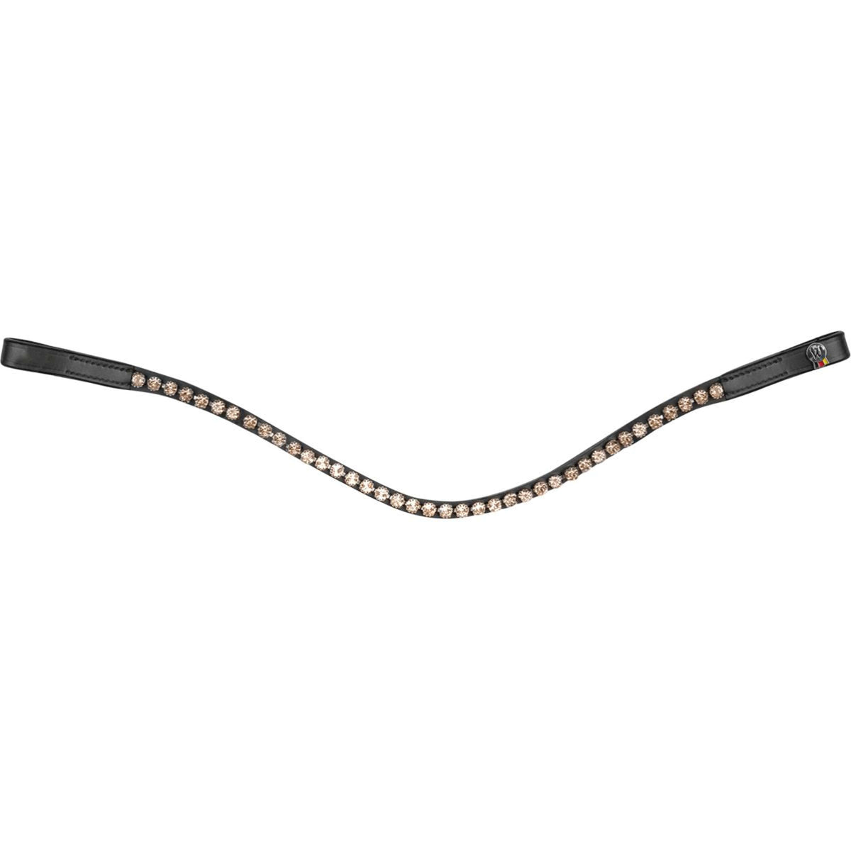 Waldhausen Stirnriemen X-Line Glam Schwarz Pfirsichfarben