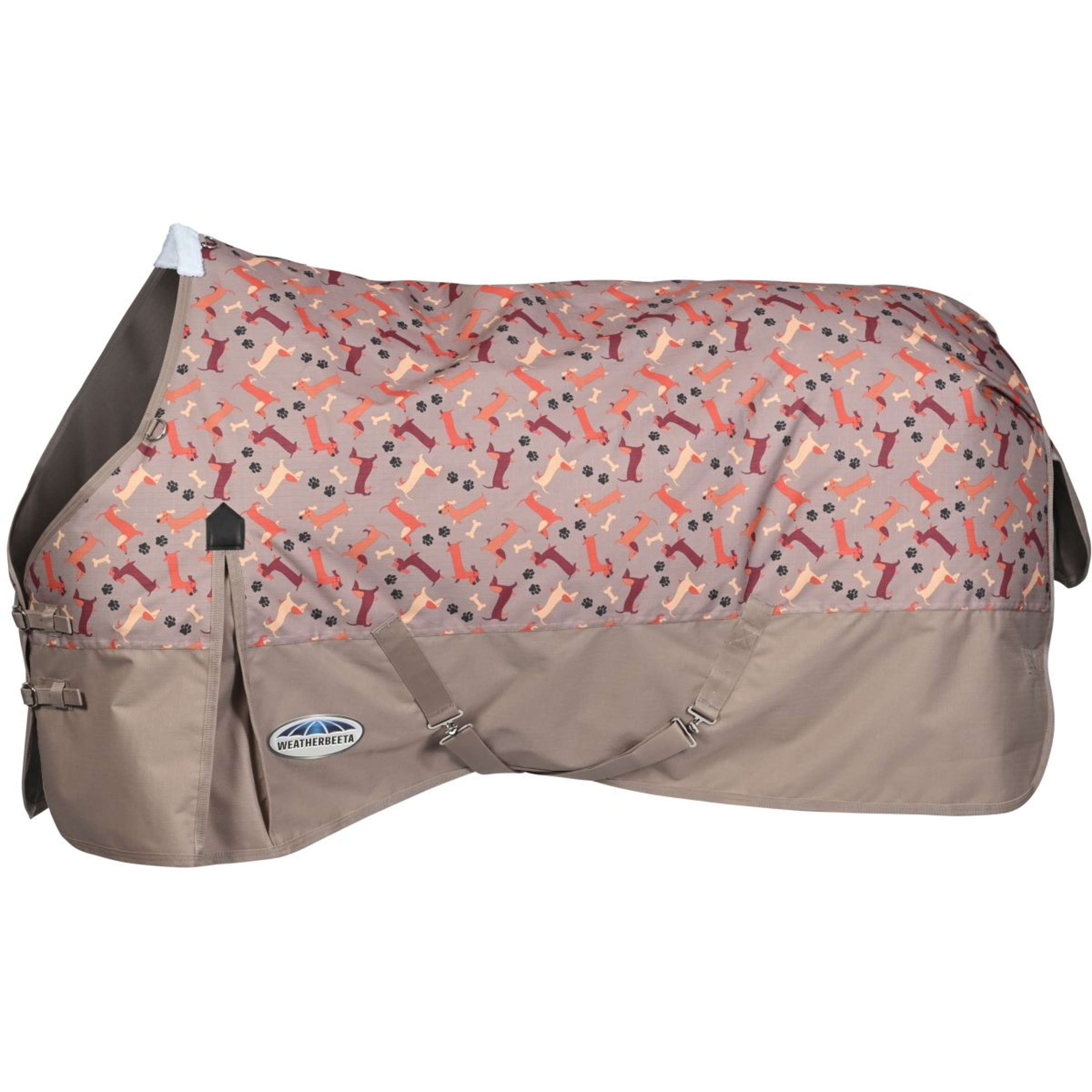 Weatherbeeta Comfitec Essential Standard Neck Lite Plus Dachshund Print