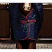 WeatherBeeta Stalldecke ComFiTec 210D Channel Quilt Standard Neck 100g Navy/Burgundy